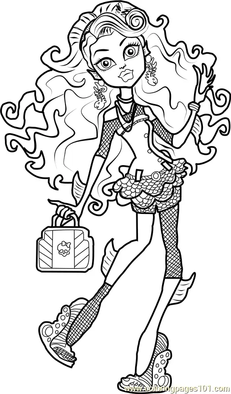 Monster High Coloring Pages 1