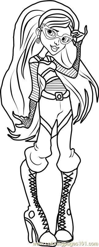 Monster High Coloring Pages 2