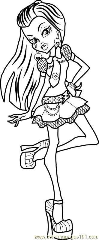 Monster High Coloring Pages 3