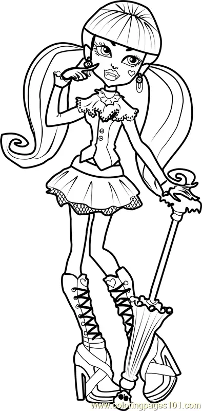 Monster High Coloring Pages 4