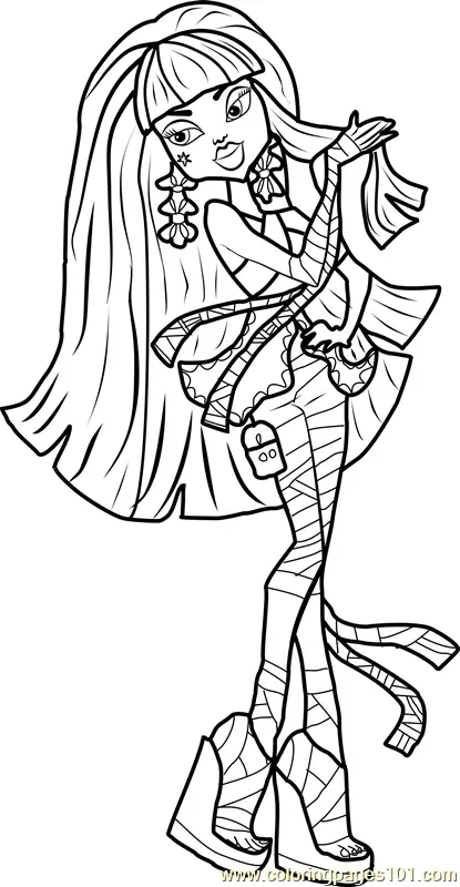 Monster High Coloring Pages 5