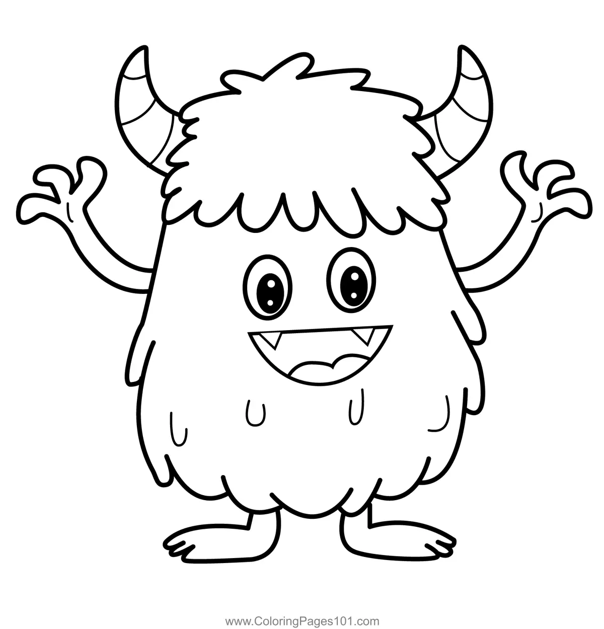 Monsters Coloring Pages 3