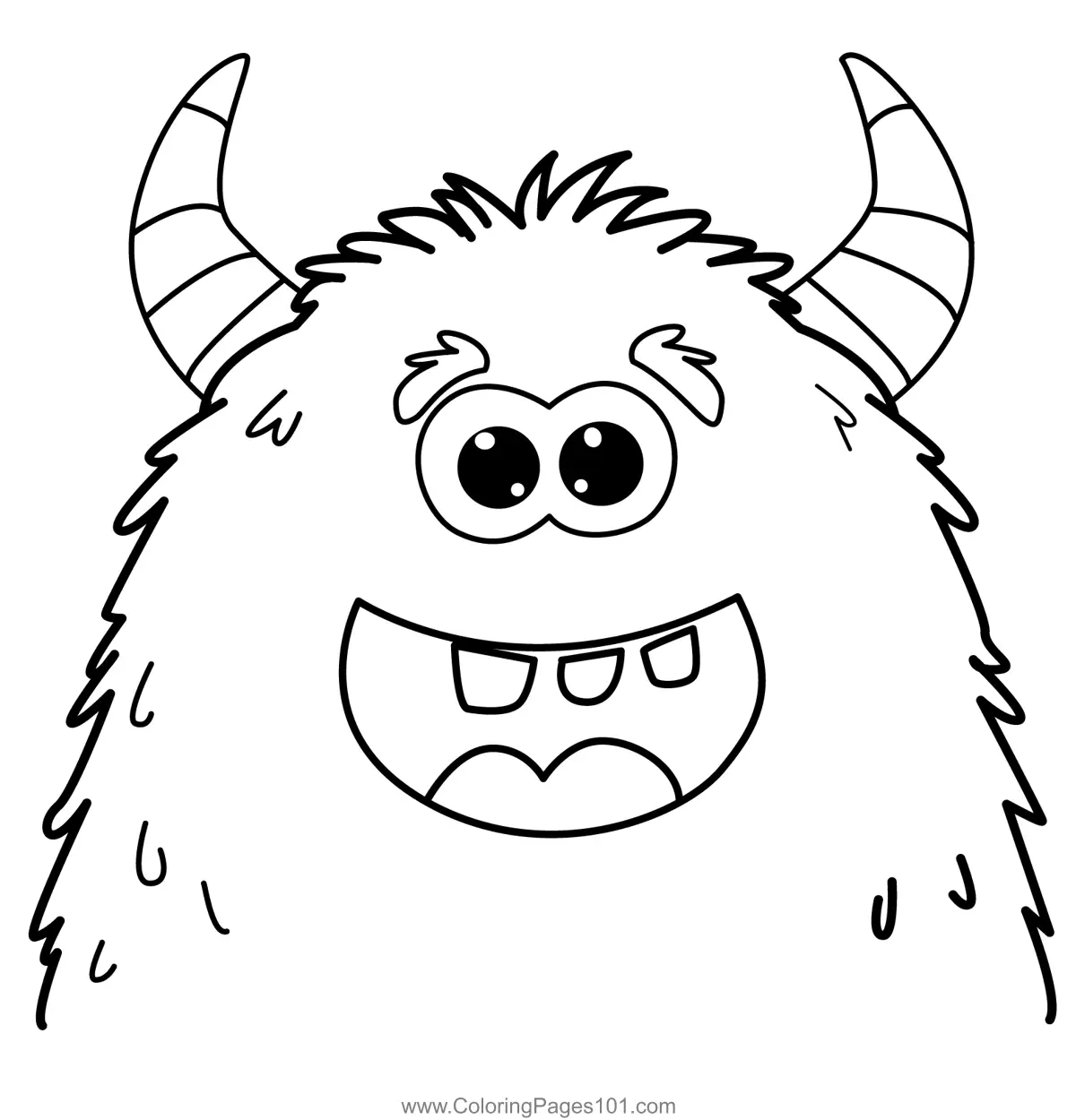 Monsters Coloring Pages 4