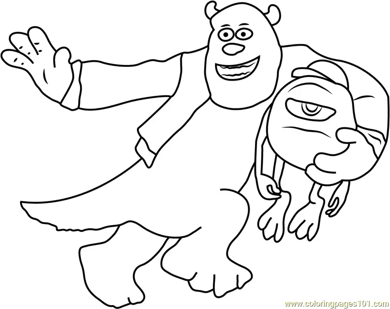 Monsters Inc Coloring Pages 2