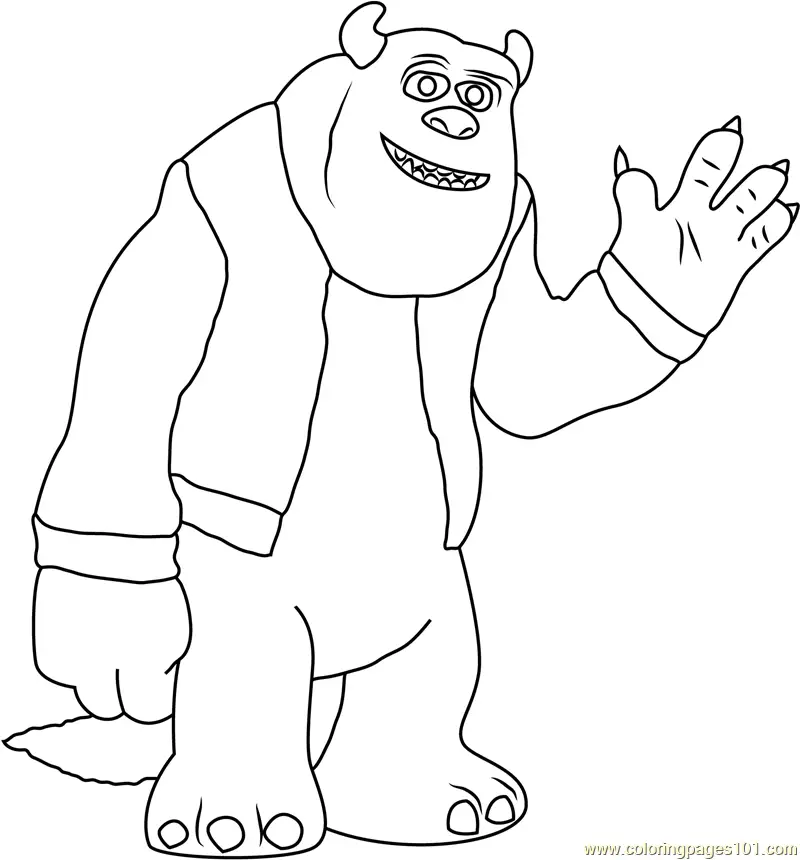 Monsters Inc Coloring Pages 3
