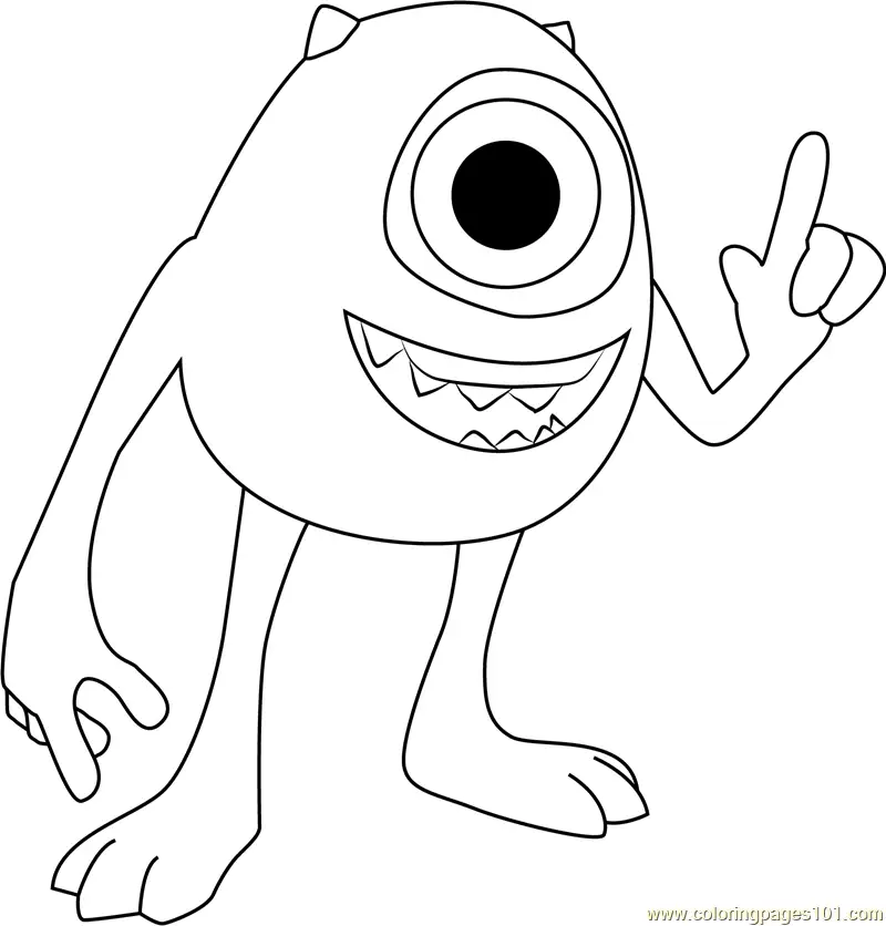 Monsters Inc Coloring Pages 4