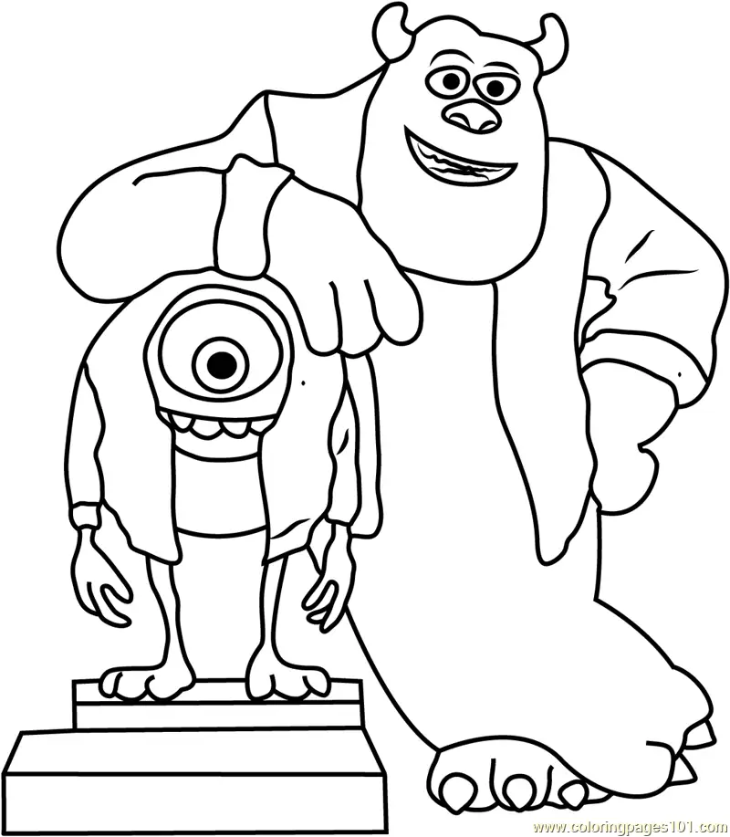 Monsters Inc Coloring Pages 6