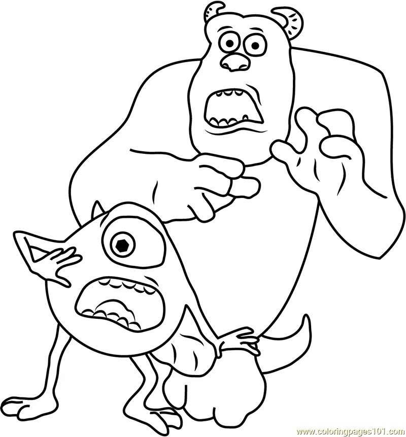 Monsters Inc Coloring Pages 7