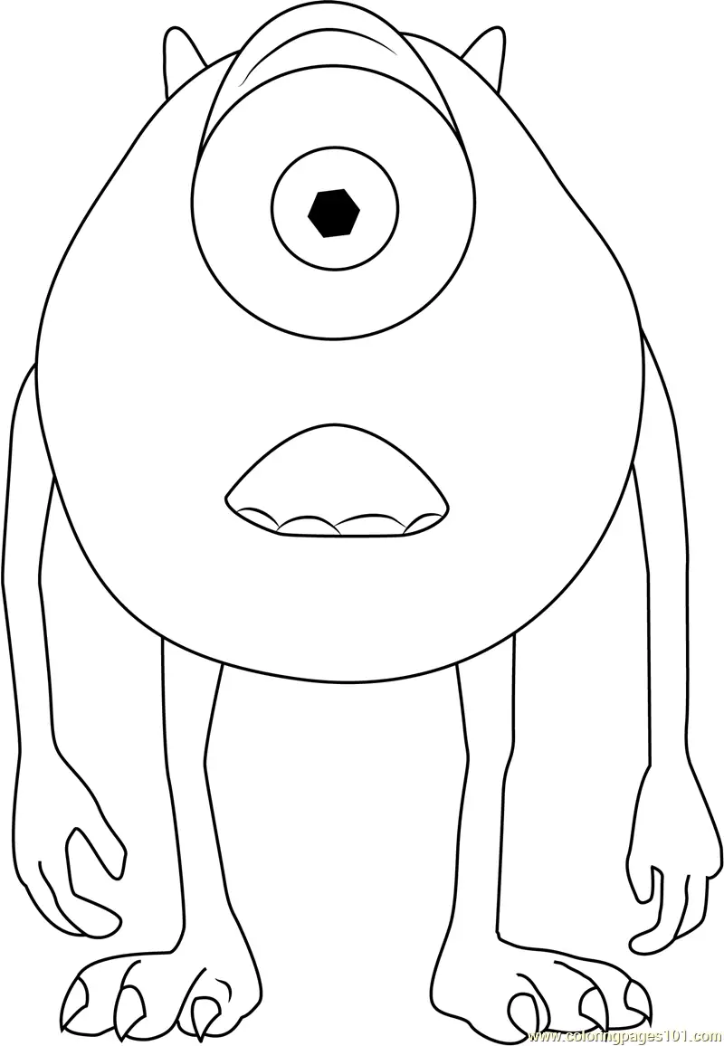 Monsters Inc Coloring Pages 8
