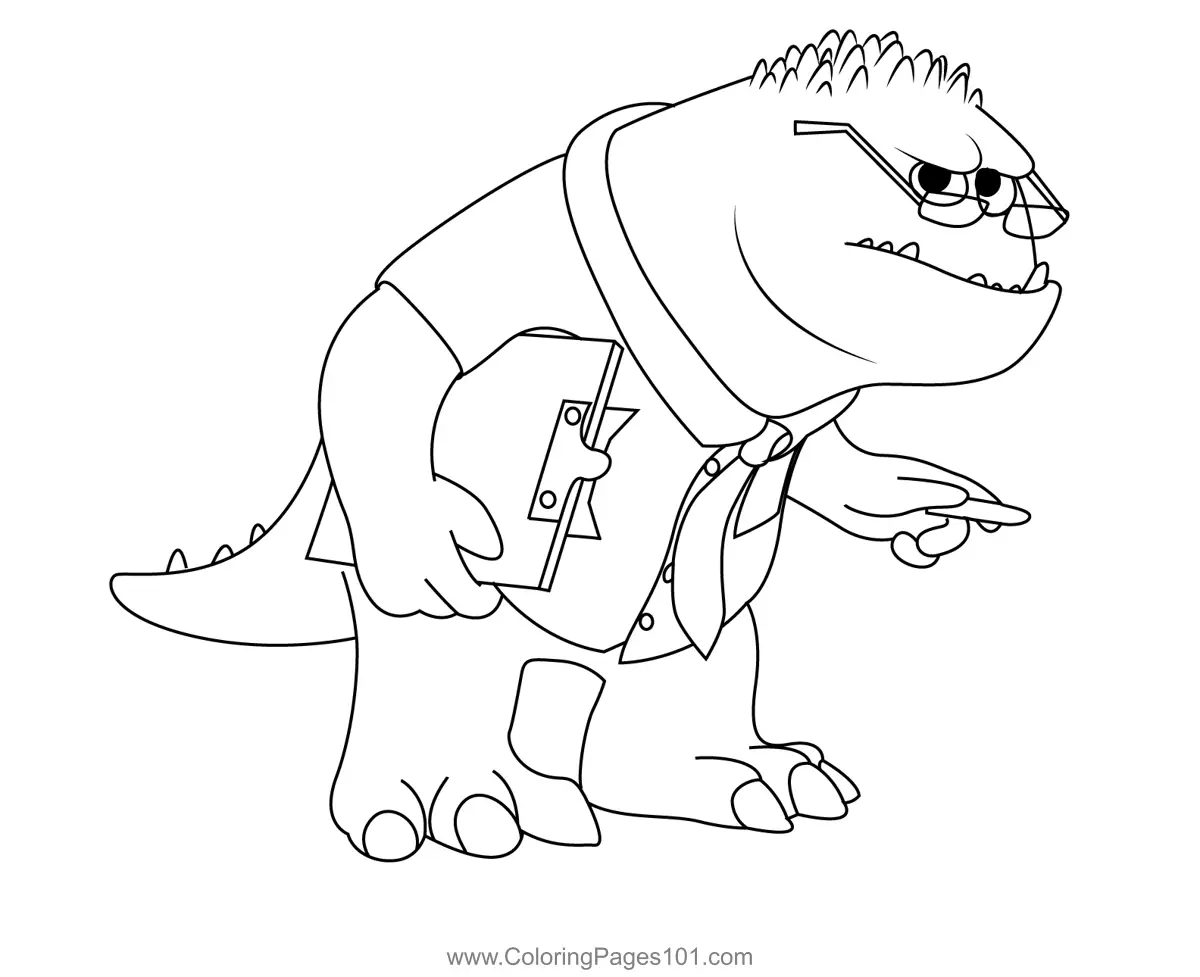 Monsters University Coloring Pages 1