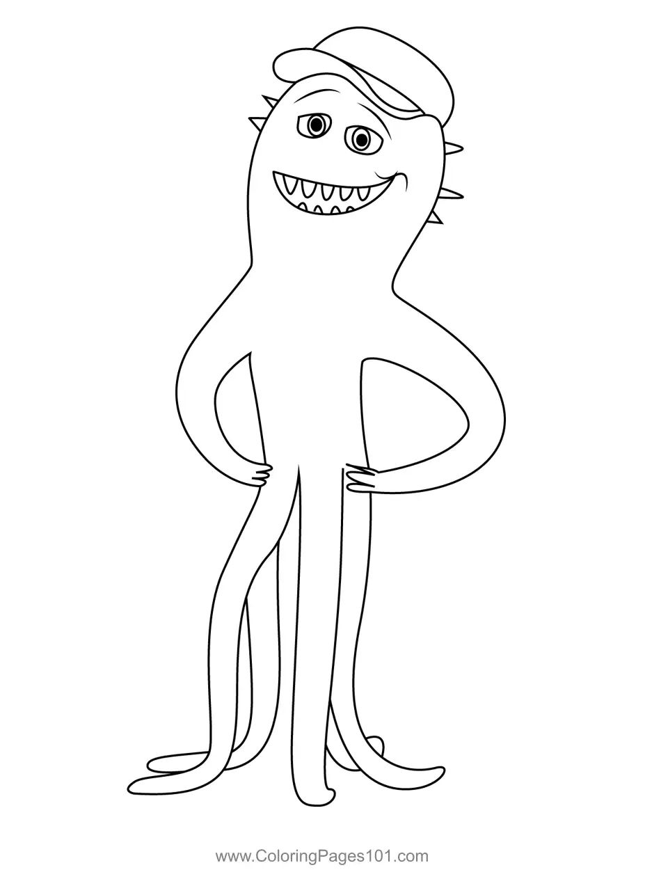 Monsters University Coloring Pages 3