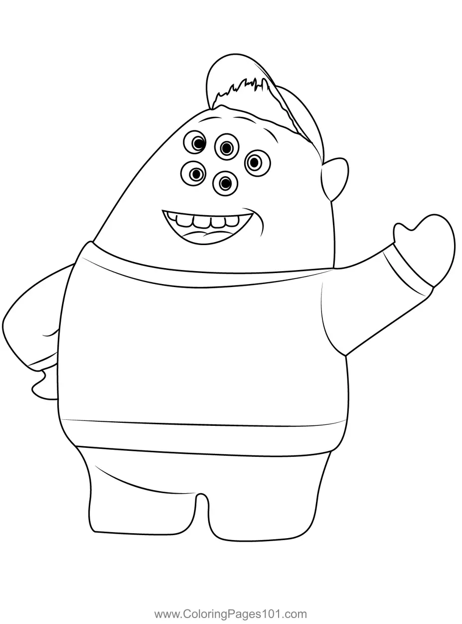 Monsters University Coloring Pages 4