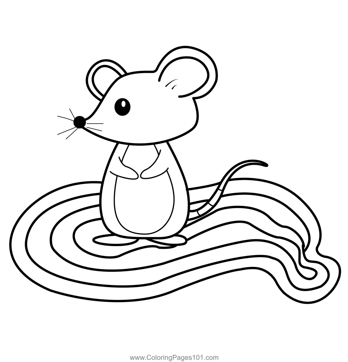 Mouse Coloring Pages 5
