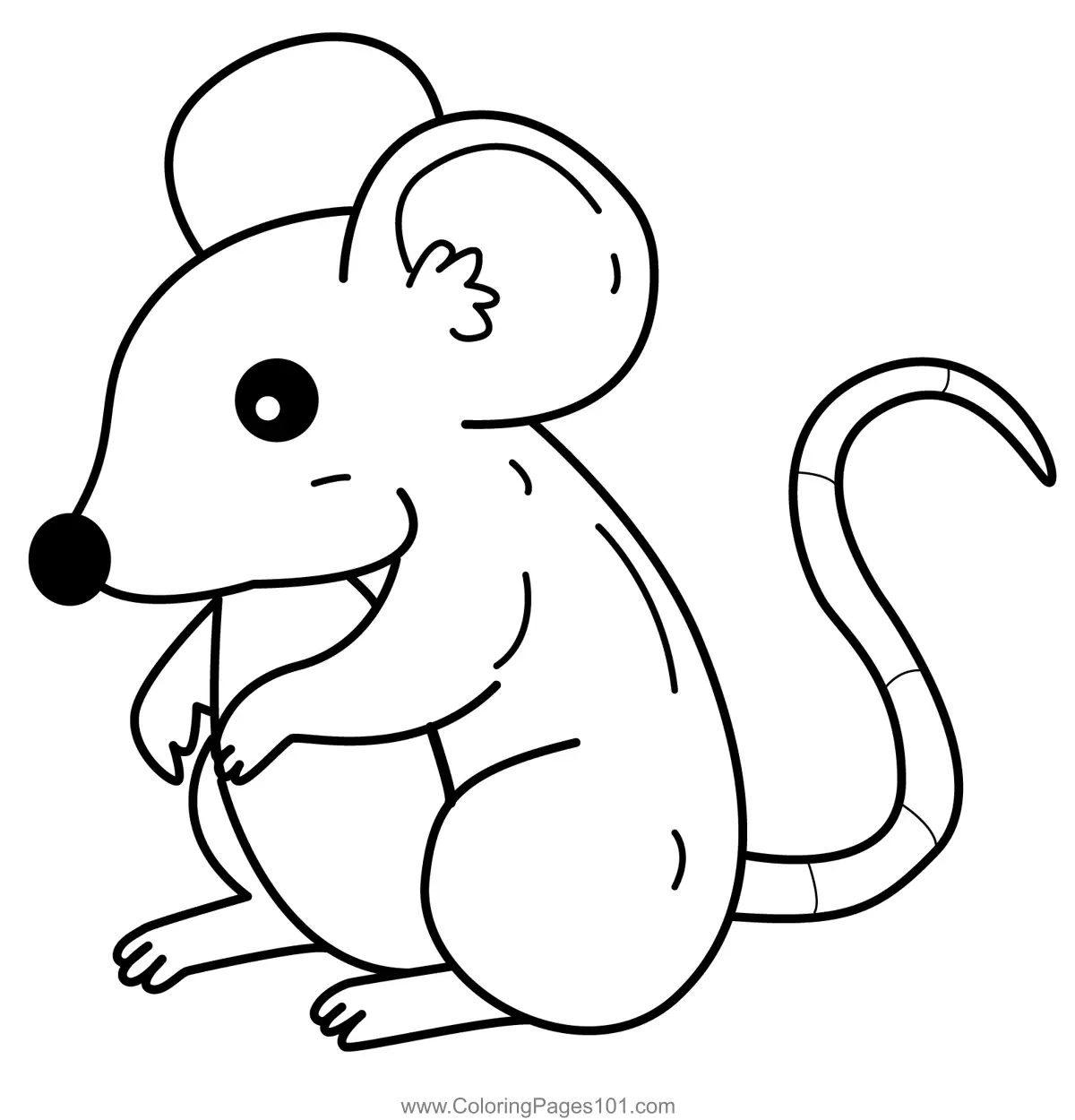 Mouse Coloring Pages 8