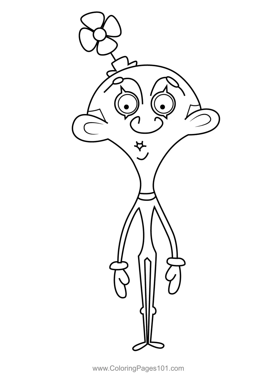 Mr Bean Coloring Pages 10
