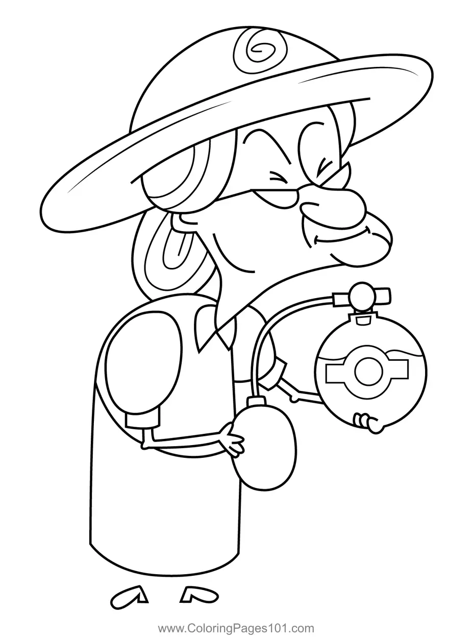 Mr Bean Coloring Pages 9