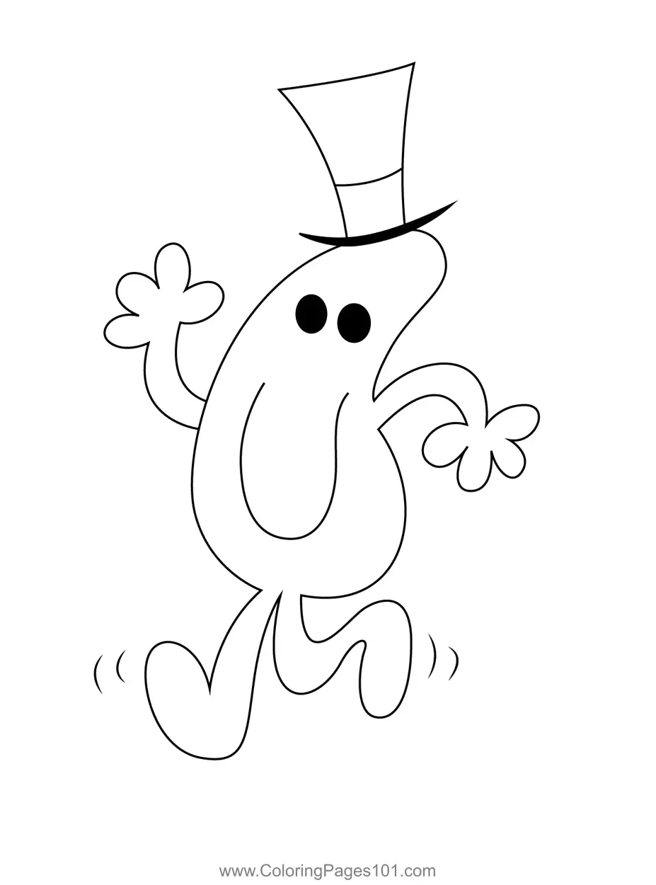 Mr Men Coloring Pages 4
