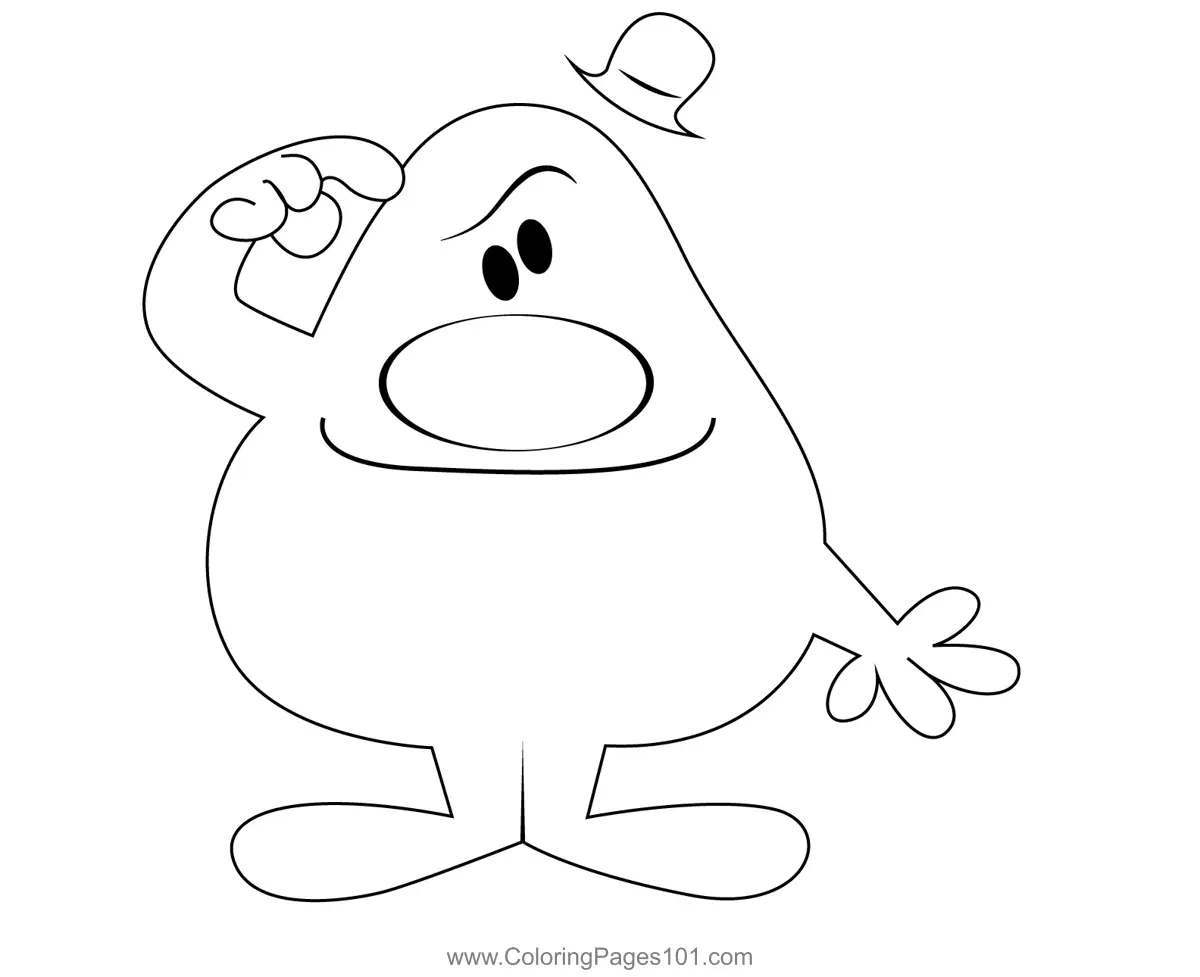 Mr Men Coloring Pages 6