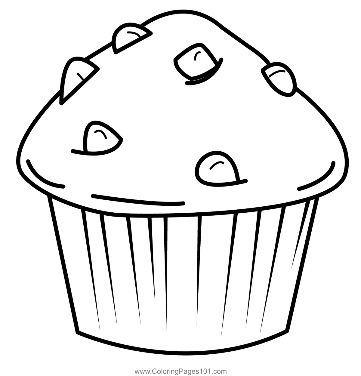 Muffins Coloring Pages 5