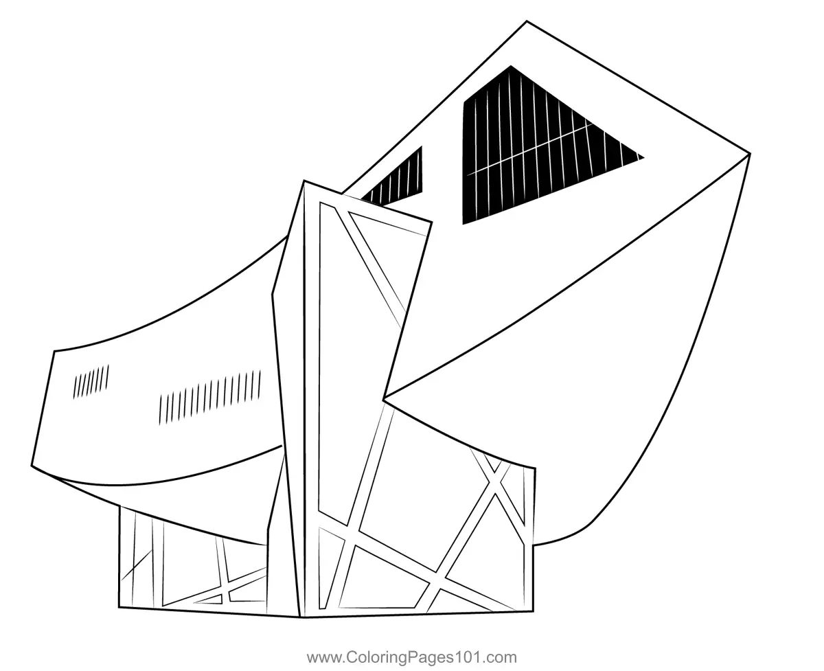 Museums Coloring Pages 10