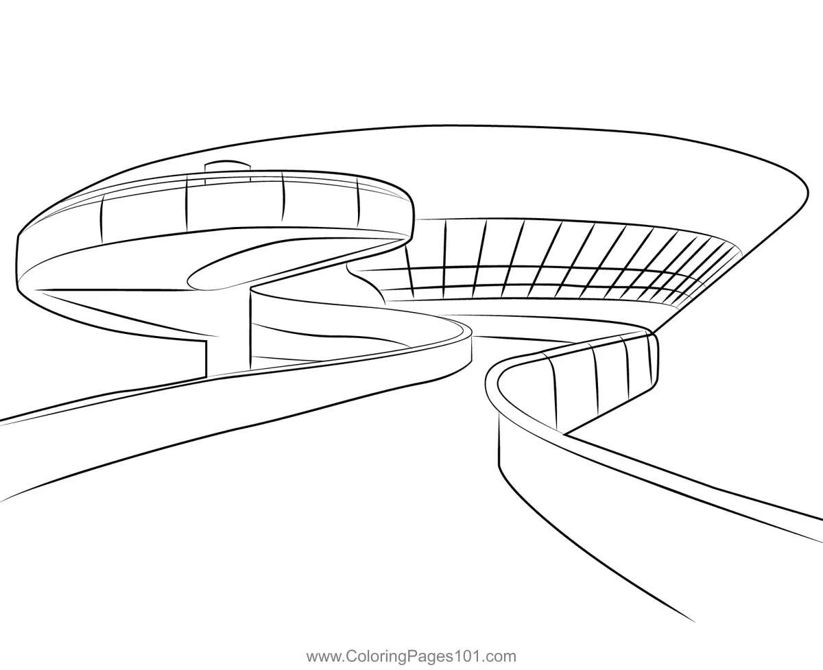 Museums Coloring Pages