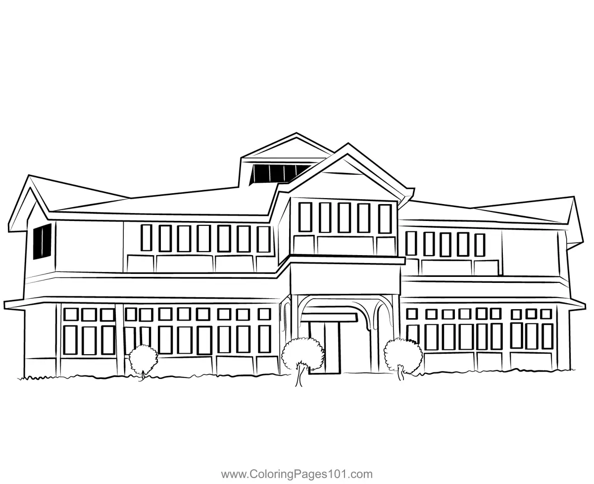 Museums Coloring Pages 8