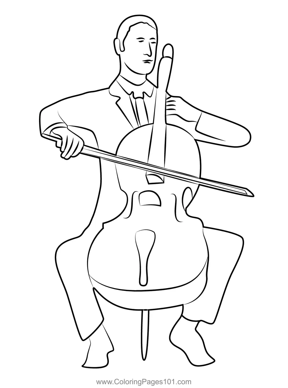Musicians Coloring Pages 1