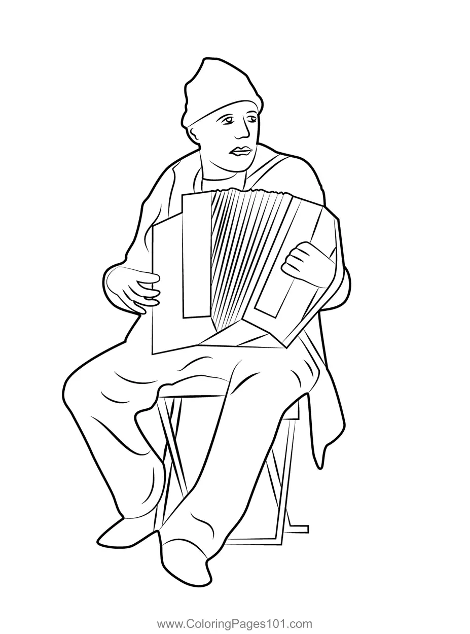 Musicians Coloring Pages 4