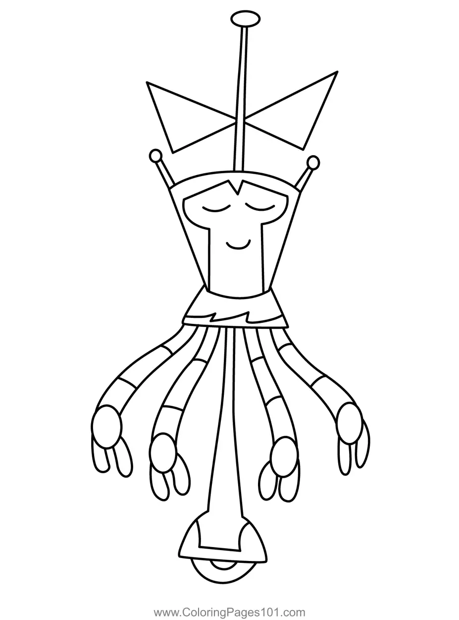 My Life as a Teenage Robot Coloring Pages 3