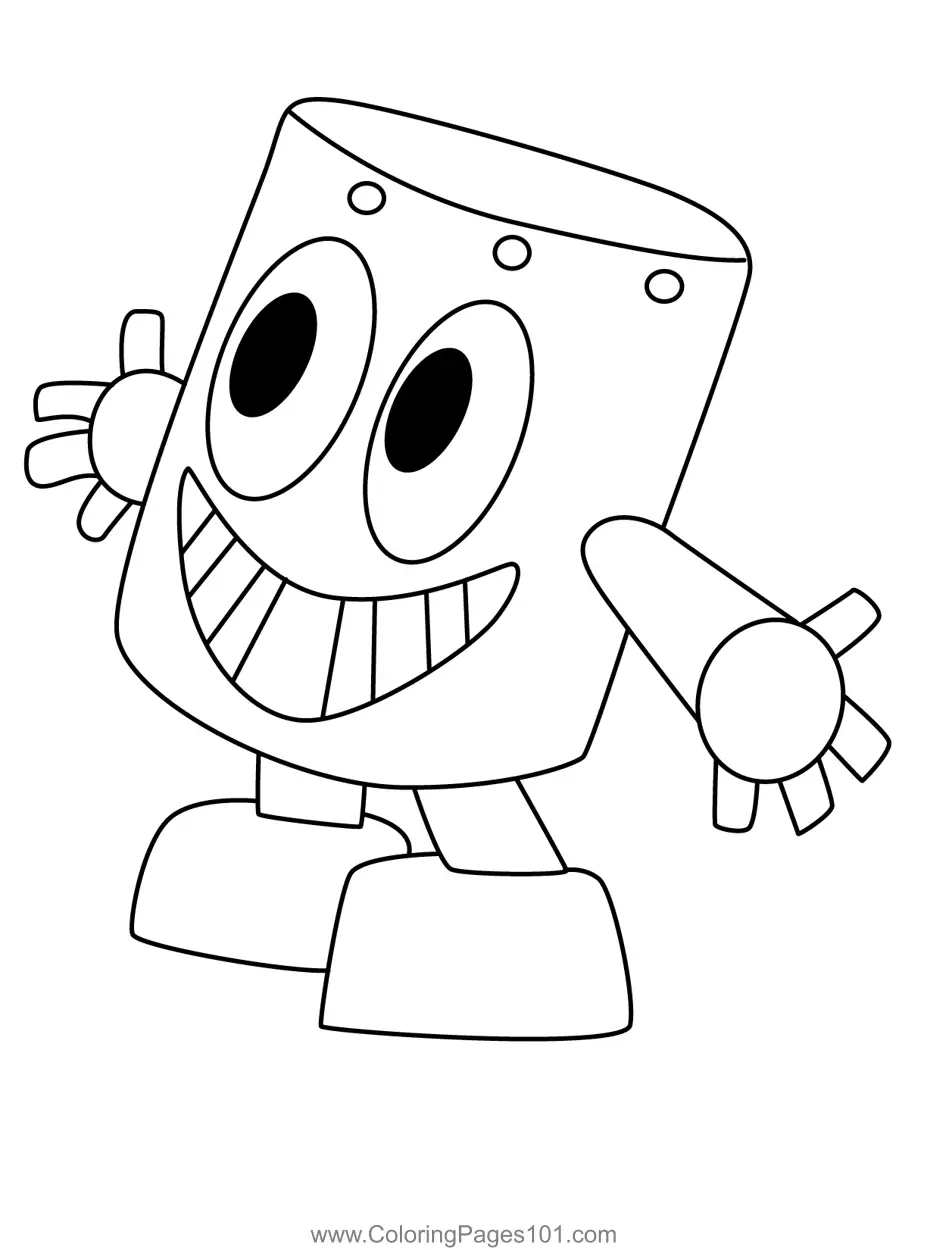 My Life as a Teenage Robot Coloring Pages 5