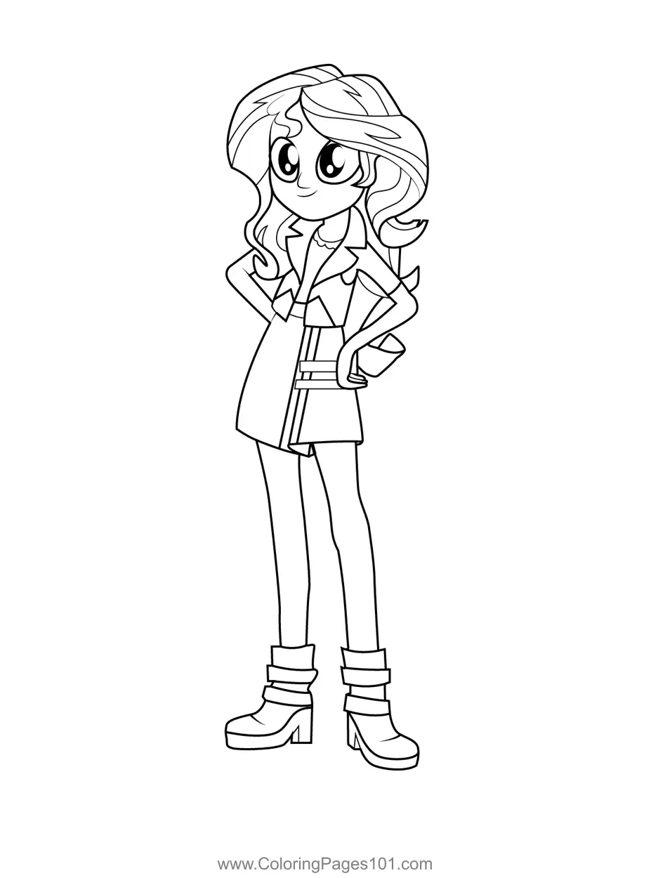 My Little Pony Equestria Girls Coloring Pages 5