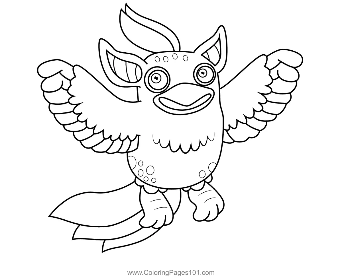 My Singing Monsters Coloring Pages 1