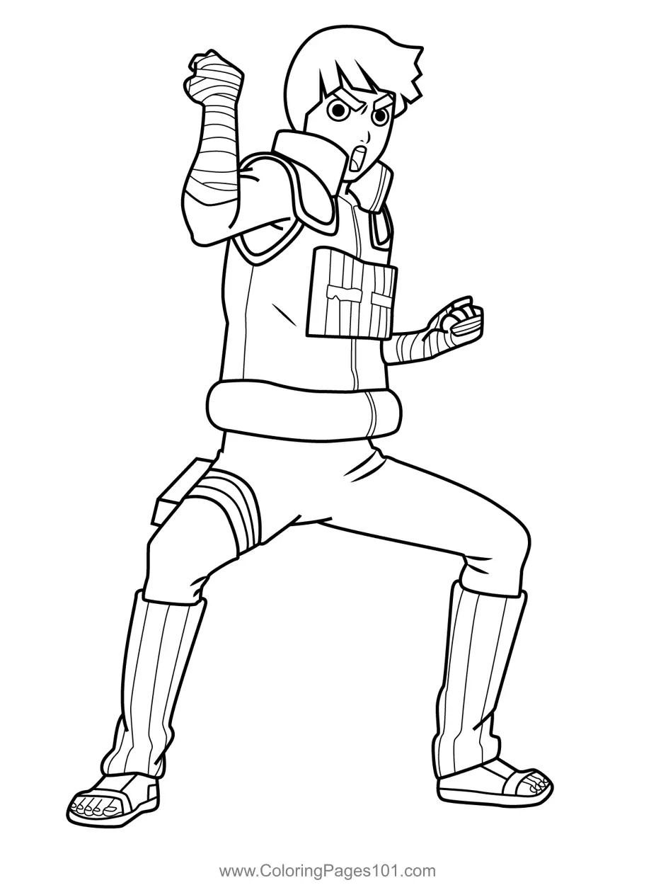 Naruto Coloring Pages 9