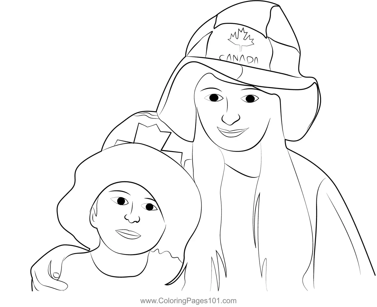 National Day - Canada Coloring Pages 2
