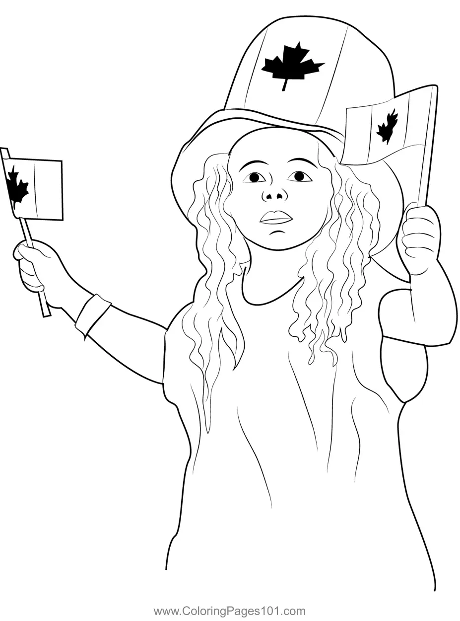National Day - Canada Coloring Pages 5