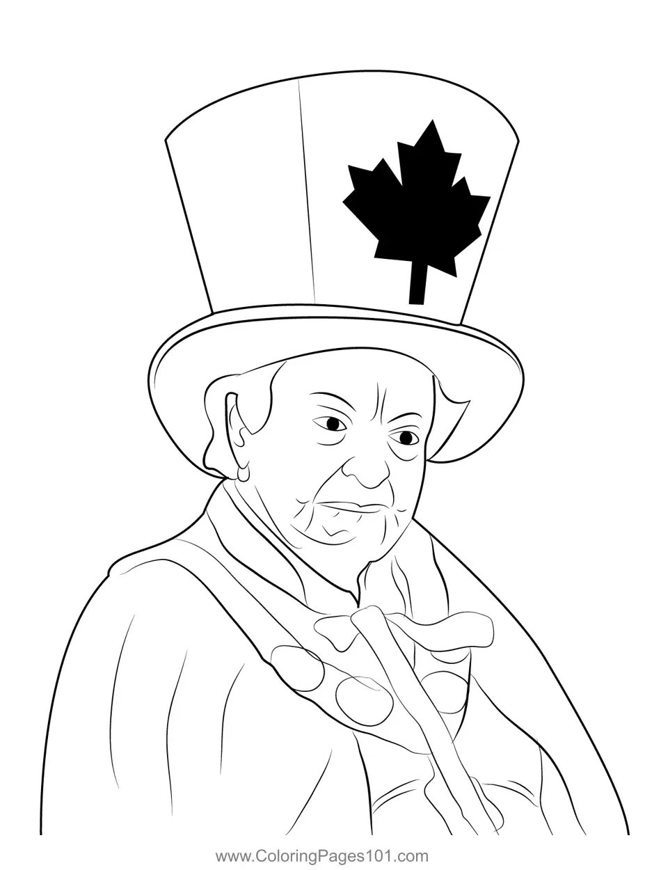 National Day - Canada Coloring Pages 6