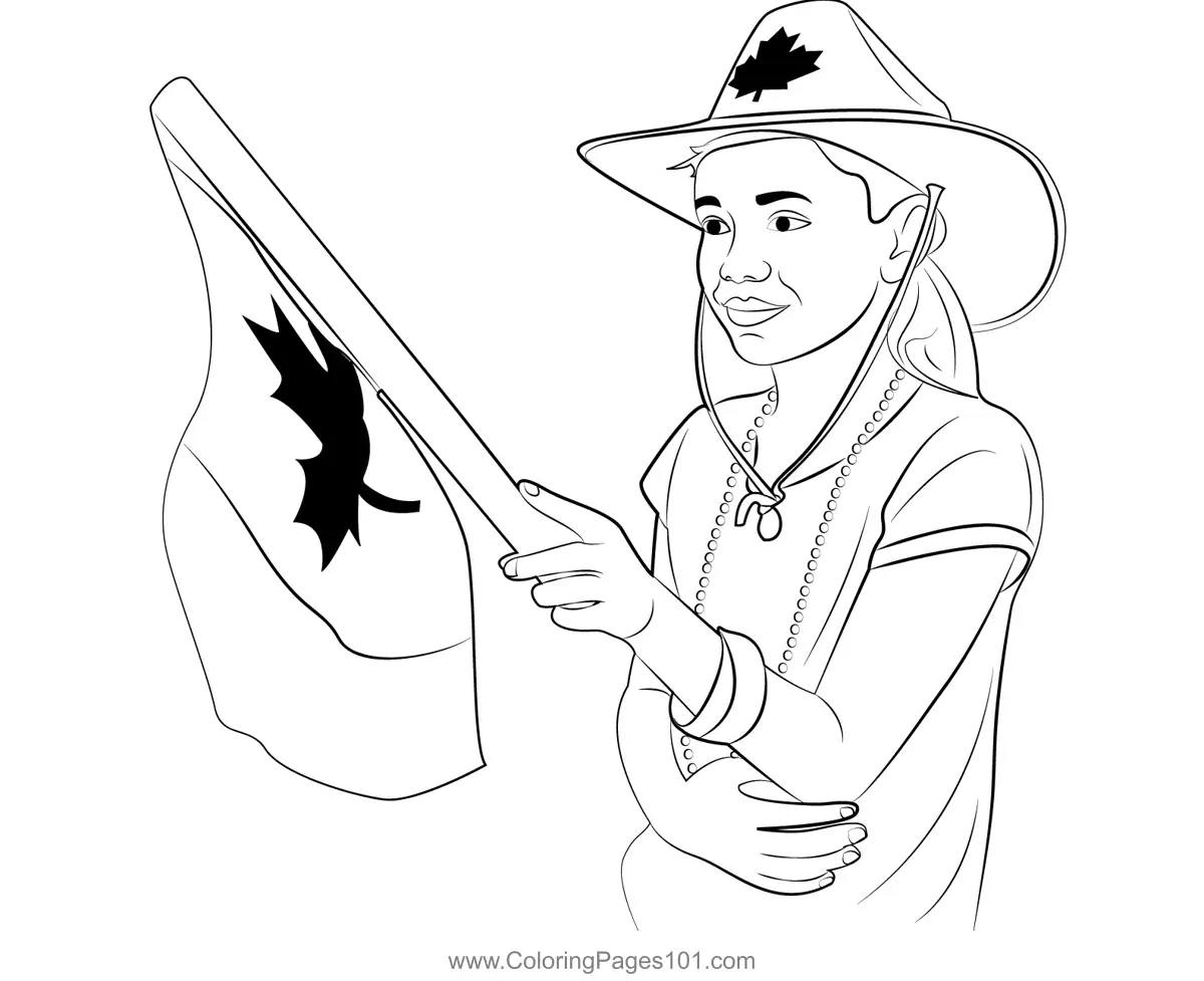 National Day - Canada Coloring Pages 7