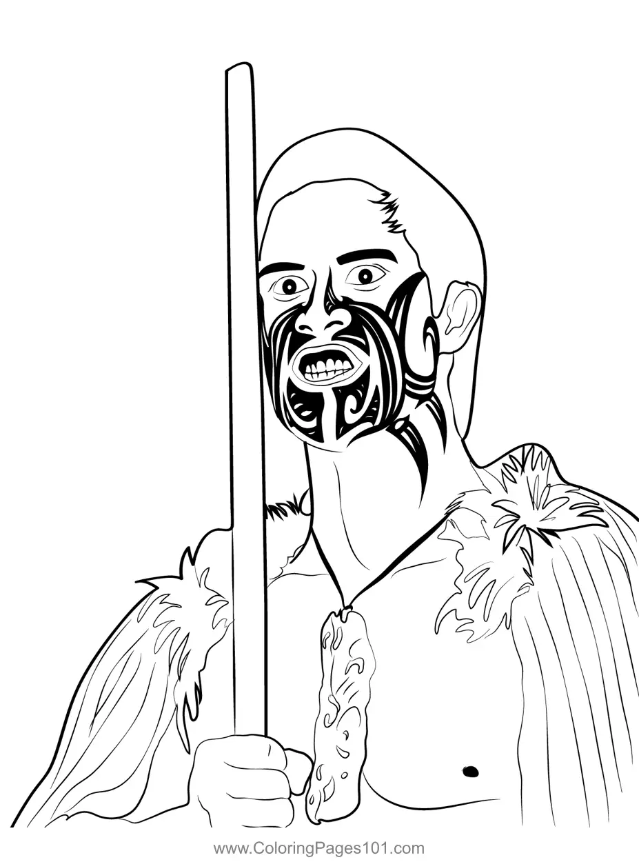 National Day - New Zealand Coloring Pages 5