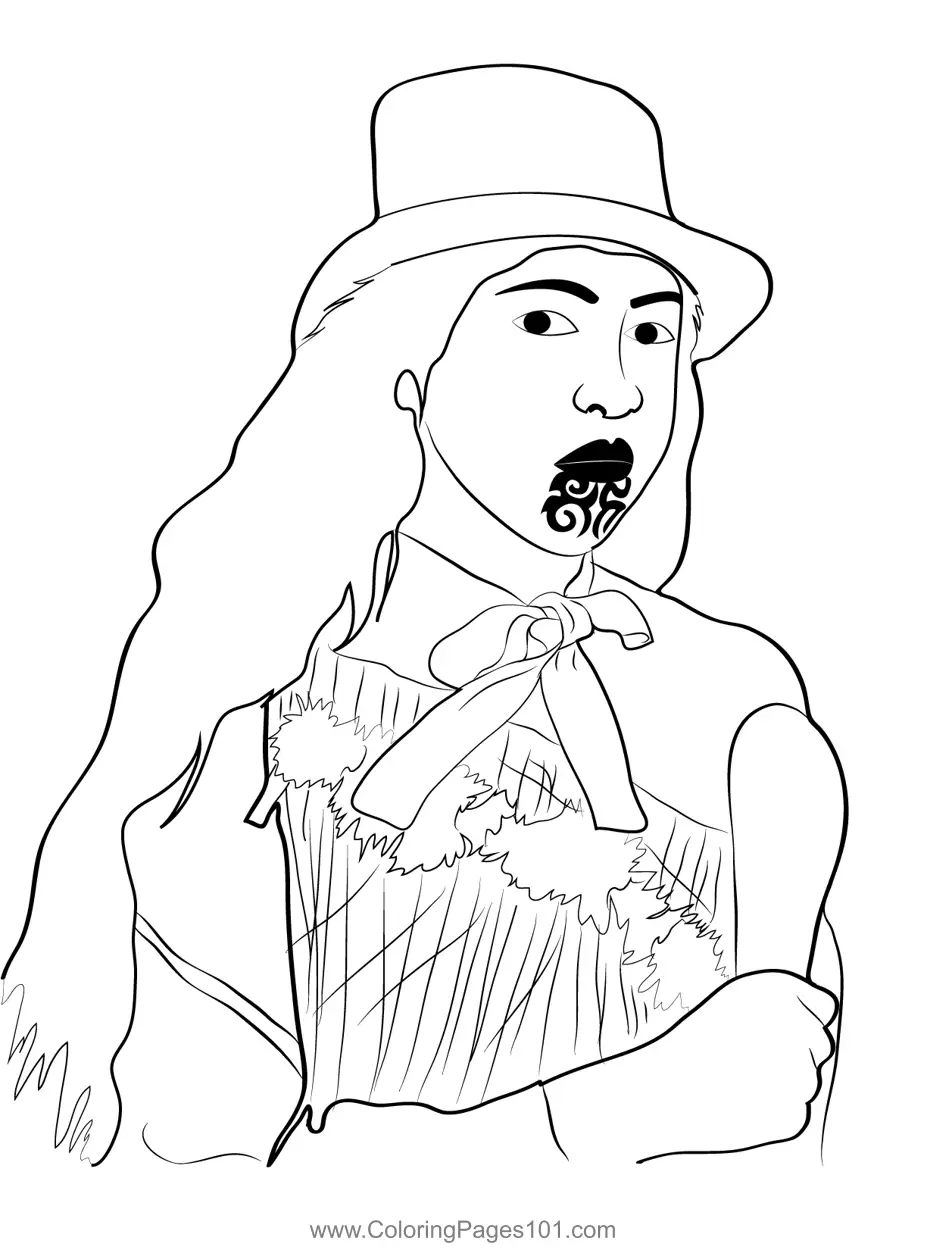 National Day - New Zealand Coloring Pages 9