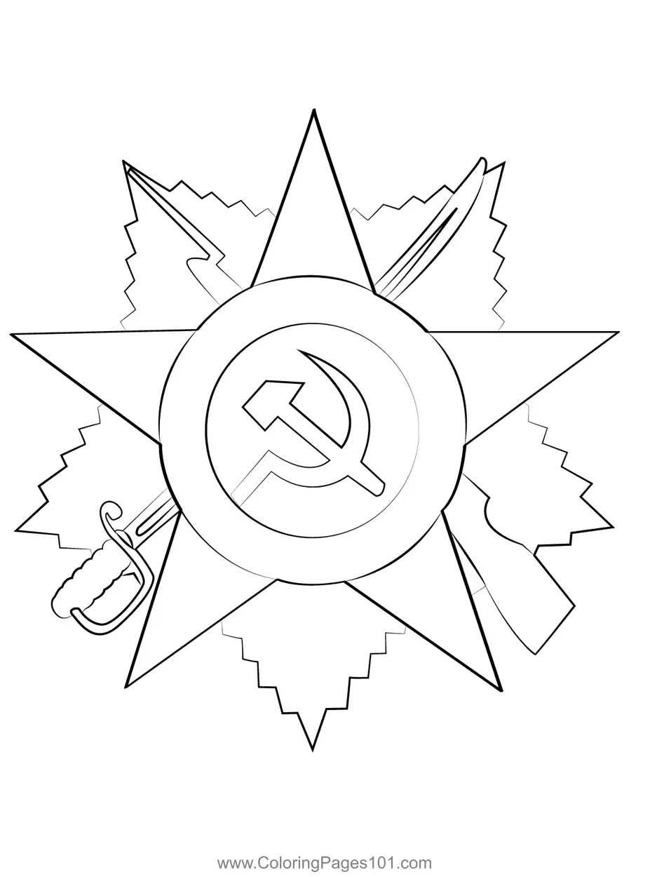 National Day - Russia Coloring Pages 1