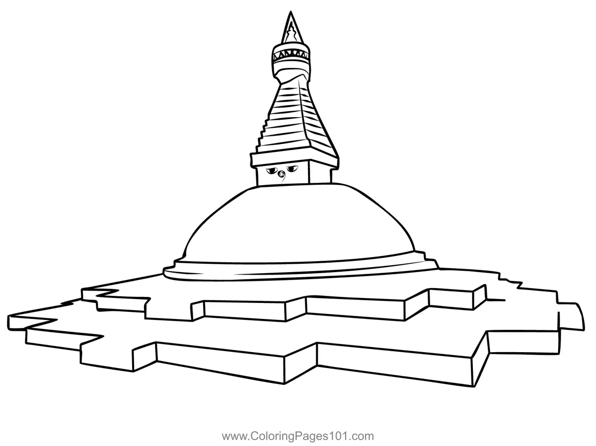 Nepal Coloring Pages 7