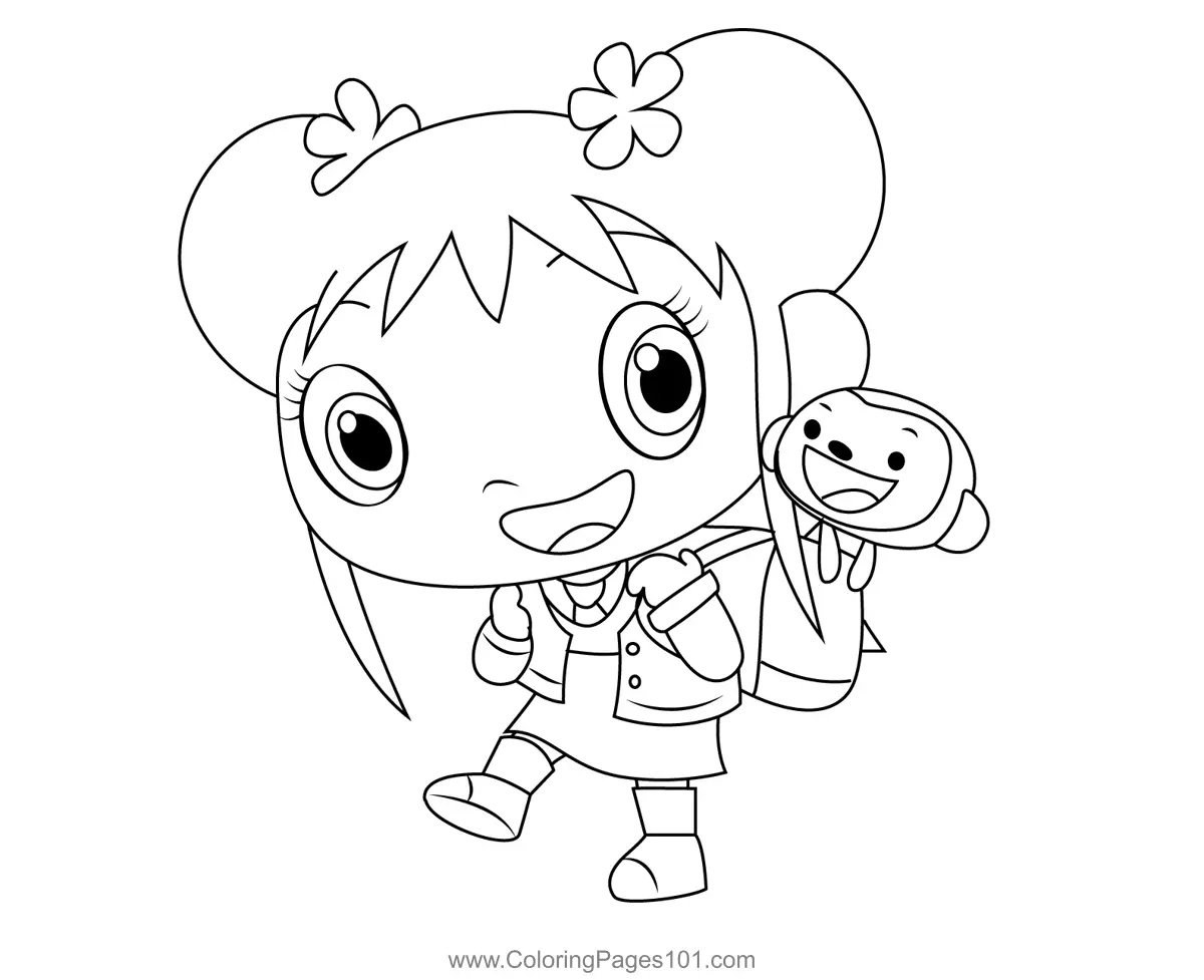 Ni Hao Kai-Lan Coloring Pages 11