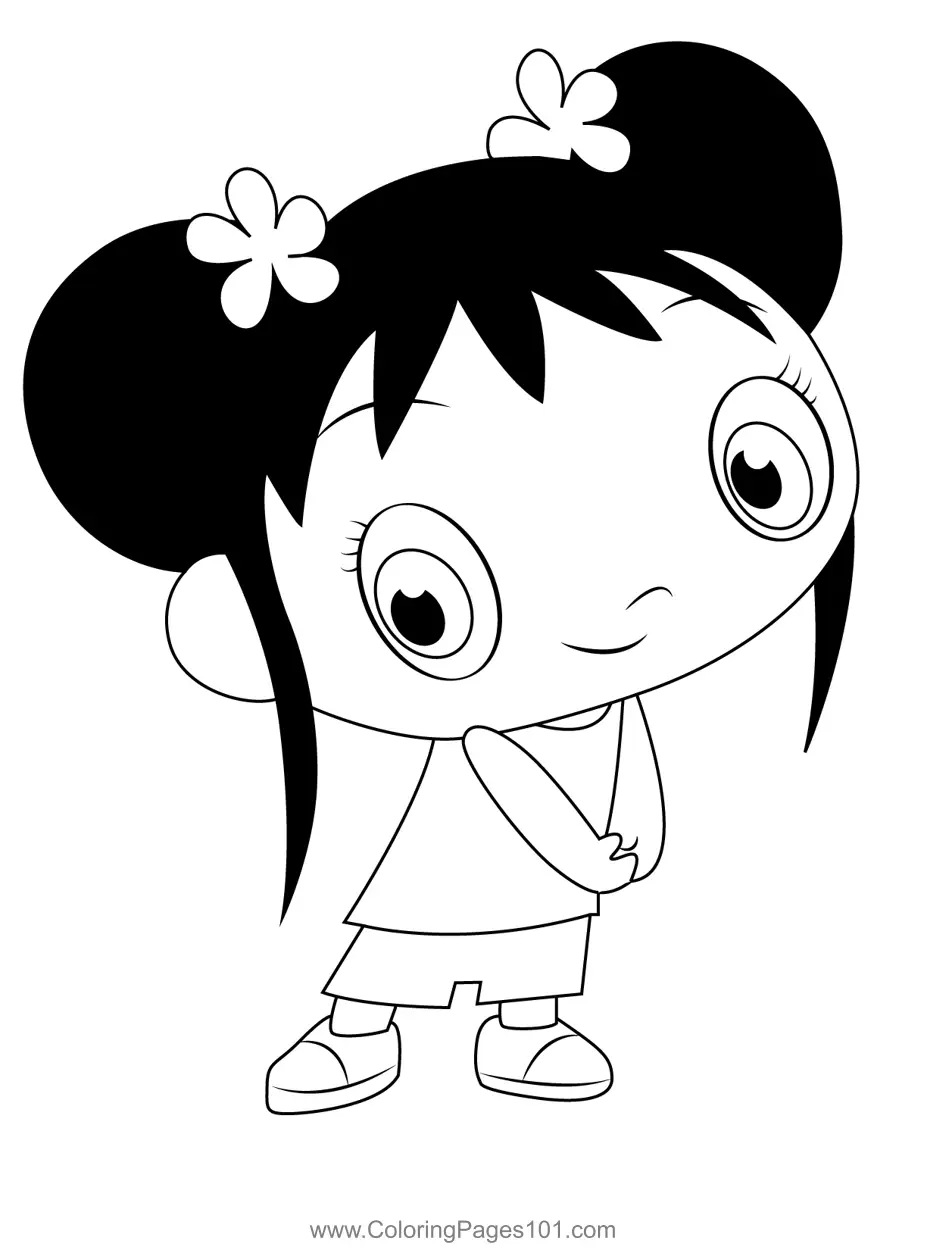 Ni Hao Kai-Lan Coloring Pages 2