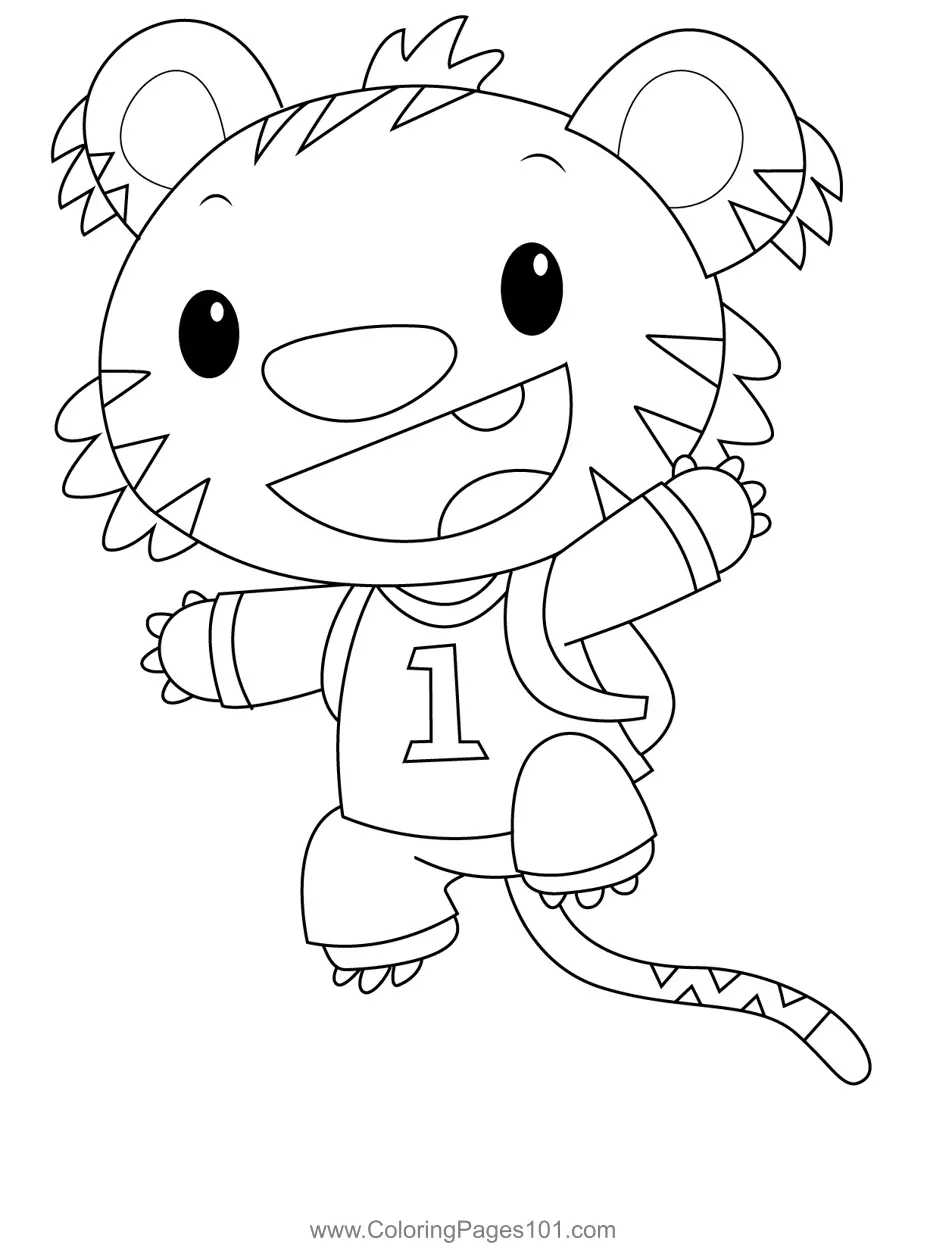 Ni Hao Kai-Lan Coloring Pages 6