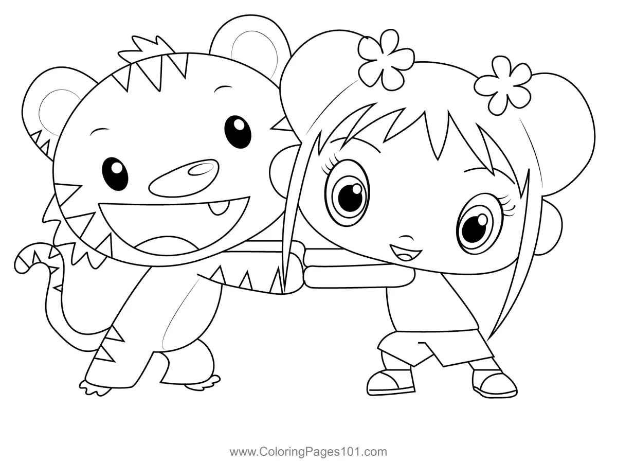 Ni Hao Kai-Lan Coloring Pages 8