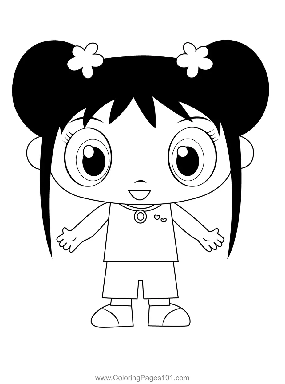 Ni Hao Kai-Lan Coloring Pages 9