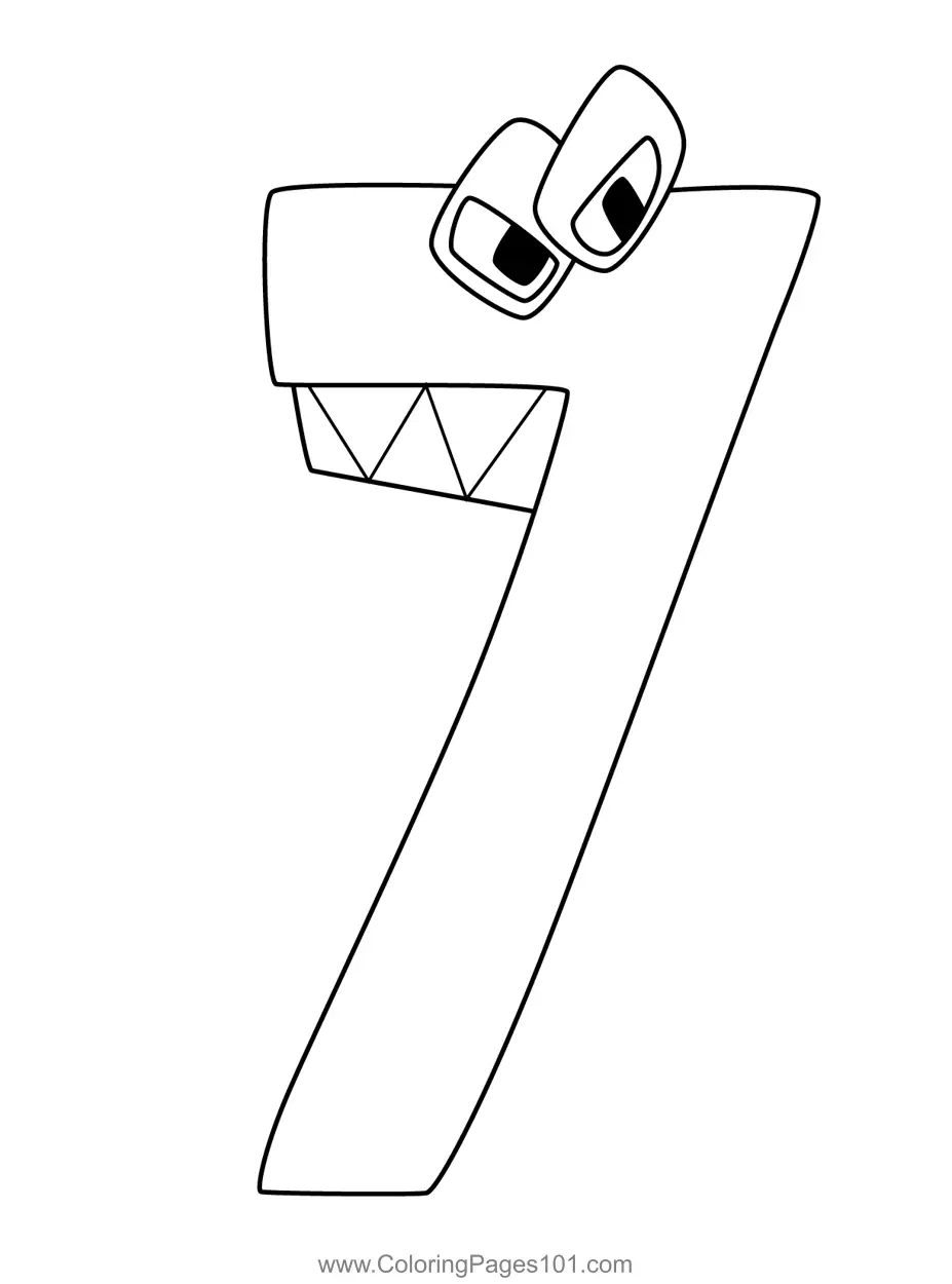 Number Lore Coloring Pages 3