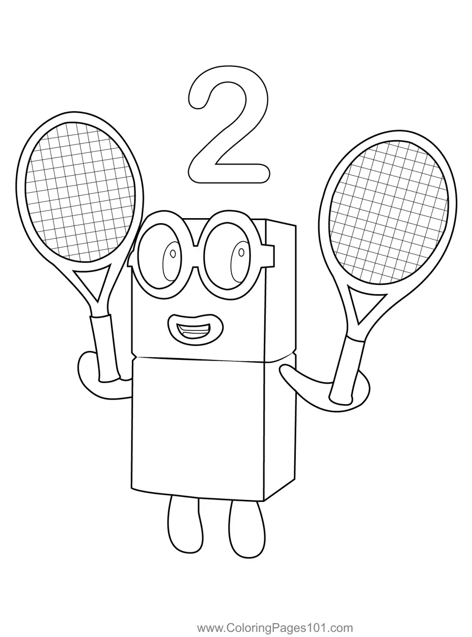 Numberblocks Coloring Pages 2