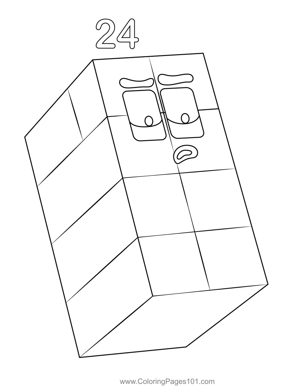 Numberblocks Coloring Pages 5