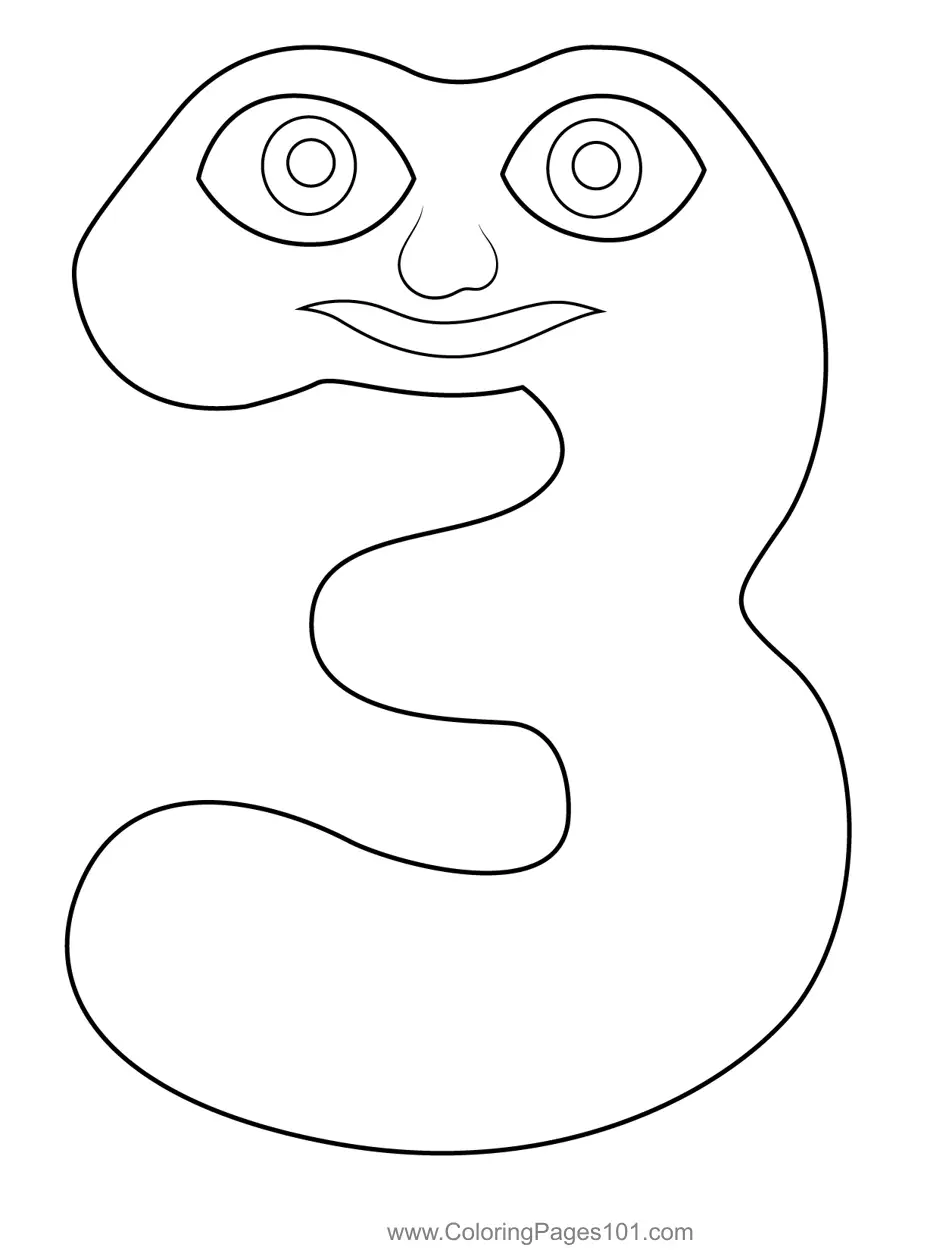 Numberjacks Coloring Pages 4